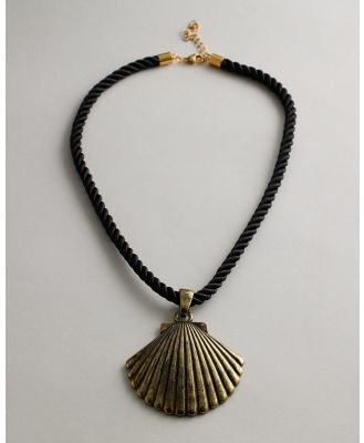 Petit Moments - Shell Corded Necklace - Jewellery (Gold) Shell Corded Necklace