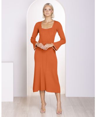 Pilgrim - Grecia Knit A line Dress - Bodycon Dresses (Rust) Grecia Knit A-line Dress