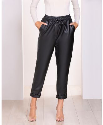 Pilgrim - Macy Vegan Leather Pant - Pants (Black) Macy Vegan Leather Pant