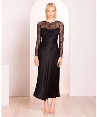 Pilgrim - Maurita Long Sleeve Midi Dress - Dresses (Black) Maurita Long Sleeve Midi Dress