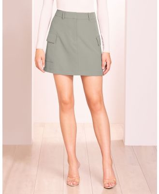 Pilgrim - Niala Cargo Mini Skirt - Skirts (Sage) Niala Cargo Mini Skirt