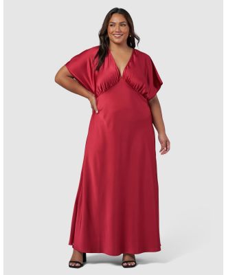 Pink Dusk - Want It All Maxi Dress - Dresses (Red) Want It All Maxi Dress