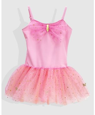 Pink Poppy - Butterfly Skies Sunset Sparkle Tutu Dress - Dresses (Pink) Butterfly Skies Sunset Sparkle Tutu Dress