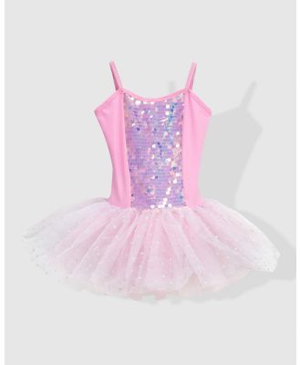 Pink Poppy - Romantic Ballet Sequin Sparkle Multi layered Tutu - Dresses (Pink Rainbow) Romantic Ballet Sequin Sparkle Multi-layered Tutu