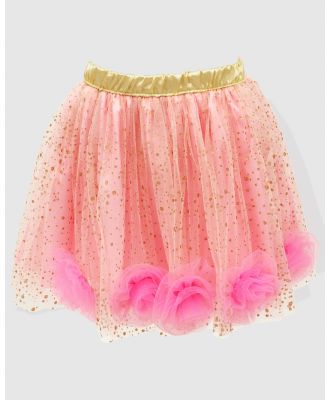 Pink Poppy - Rose Tutu Skirt - Skirts (Pink) Rose Tutu Skirt