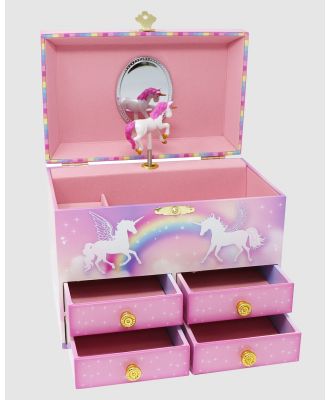 Pink Poppy - Unicorn Dreamer Medium Musical Jewellery Box - All toys (Blue) Unicorn Dreamer Medium Musical Jewellery Box