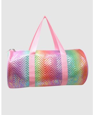 Pink Poppy - Unicorn Dreamer Quilted Rainbow Duffle Bag - Duffle Bags (Pink) Unicorn Dreamer Quilted Rainbow Duffle Bag