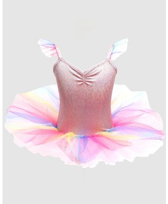 Pink Poppy - Unicorn Dreamer Rainbow Party Tutu - Dresses (Blue) Unicorn Dreamer Rainbow Party Tutu