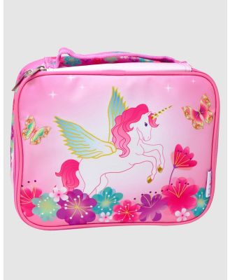 Pink Poppy - Unicorn Rainbow Insulated Lunch Bag - Lunchboxes (Pink) Unicorn Rainbow Insulated Lunch Bag