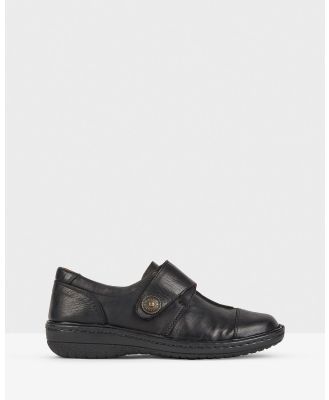Planet Shoes - Bower Comfort Work Shoe Slip On - Flats (Black) Bower Comfort Work Shoe Slip On
