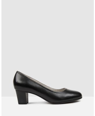 Planet Shoes - Cobra Comfort Leather Pump - All Pumps (Black) Cobra Comfort Leather Pump