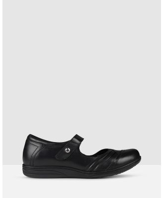 Planet Shoes - Jamie Comfort Work Shoe - Ballet Flats (Black) Jamie Comfort Work Shoe