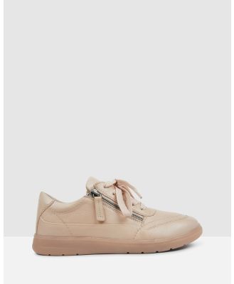 Planet Shoes - Kari Comfort Zip Sneaker - Casual Shoes (Pink) Kari Comfort Zip Sneaker