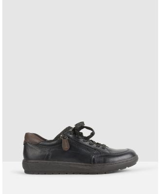 Planet Shoes - Klip Lace Up Comfort Sneaker - Casual Shoes (Black) Klip Lace Up Comfort Sneaker