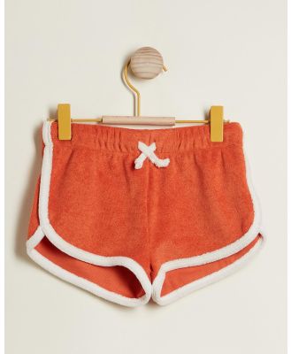 PLAY etc - Terry Shorts   Kids Teens - Shorts (Orange) Terry Shorts - Kids-Teens