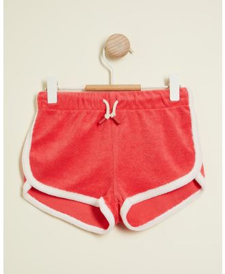 PLAY etc - Terry Shorts   Kids Teens - Shorts (Red) Terry Shorts - Kids-Teens