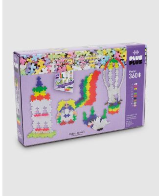 Plus Plus - Plus Plus    Pastel   Rainbow Hot Air Balloon   360 pcs - Educational & Science Toys (Multi Colour) Plus-Plus -  Pastel - Rainbow Hot Air Balloon - 360 pcs