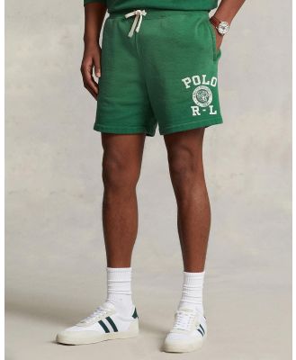 Polo Ralph Lauren - 6.5 Inch Logo Fleece Shorts - Shorts (Verano Green) 6.5-Inch Logo Fleece Shorts