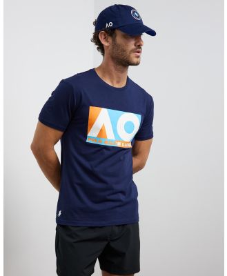 Polo Ralph Lauren - Australian Open Custom Slim Fit T Shirt - T-Shirts & Singlets (French Navy) Australian Open Custom Slim Fit T-Shirt