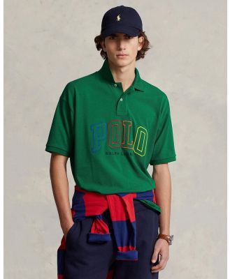 Polo Ralph Lauren - Big Fit Logo Mesh Polo Shirt - Shirts & Polos (Primary Green) Big Fit Logo Mesh Polo Shirt