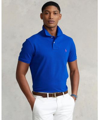 Polo Ralph Lauren - Custom Slim Fit Mesh Polo Shirt - Shirts & Polos (Pacific Royal/C3600) Custom Slim Fit Mesh Polo Shirt