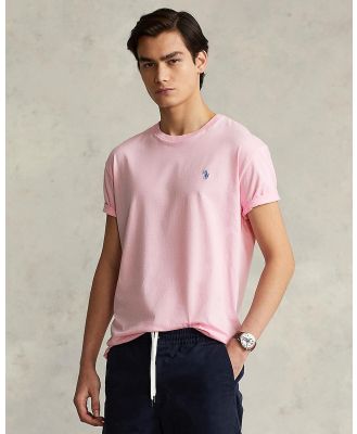Polo Ralph Lauren - Custom Slim Fit T Shirt - T-Shirts & Singlets (Carmel Pink) Custom Slim Fit T-Shirt