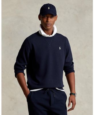 Polo Ralph Lauren - Double Knit LS Sweat Top - Sweats (Navy) Double Knit LS Sweat Top