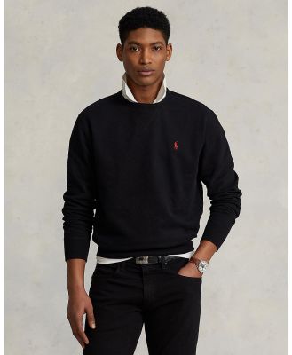 Polo Ralph Lauren - Embroidered Logo Sweater - Sweats (Polo Black) Embroidered Logo Sweater
