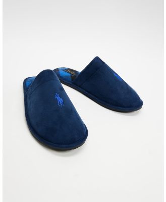 Polo Ralph Lauren - Klarence Scuff Slippers - Slippers & Accessories (Navy) Klarence Scuff Slippers
