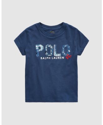 Polo Ralph Lauren - Logo Cotton Jersey Tee   ICONIC EXCLUSIVE   Kids - T-Shirts & Singlets (Rustic Navy) Logo Cotton Jersey Tee - ICONIC EXCLUSIVE - Kids