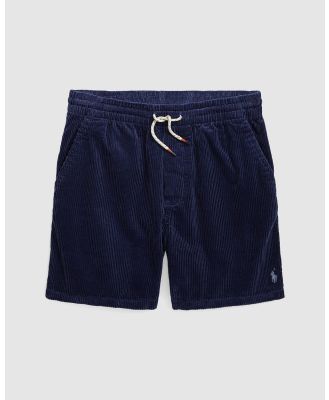 Polo Ralph Lauren - Polo Prepster Corduroy Shorts   Teens - Shorts (Navy) Polo Prepster Corduroy Shorts - Teens