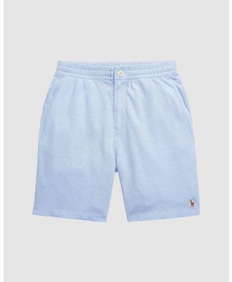 Polo Ralph Lauren - Polo Prepster Knit Oxford Shorts   Teens - Shorts (Harbor Island Blue) Polo Prepster Knit Oxford Shorts - Teens