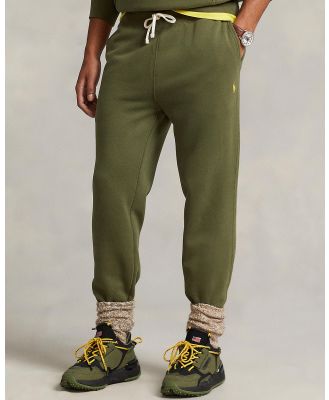 Polo Ralph Lauren - RL Fleece Sweatpants   ICONIC EXCLUSIVE - Pants (Dark Sage) RL Fleece Sweatpants - ICONIC EXCLUSIVE