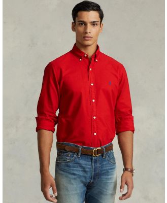 Polo Ralph Lauren - Slim Fit Garment Dyed Oxford Shirt - Shirts & Polos (RL 2000 RED) Slim Fit Garment Dyed Oxford Shirt