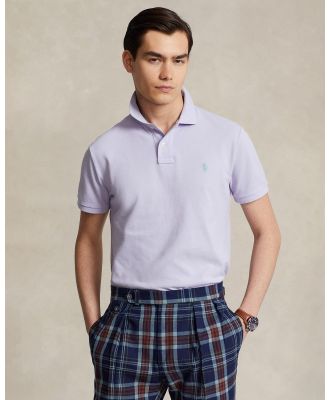 Polo Ralph Lauren - Slim Fit Mesh Polo Shirt - Shirts & Polos (Flower Purple) Slim Fit Mesh Polo Shirt