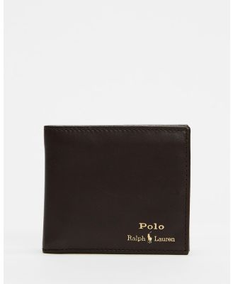 Polo Ralph Lauren - Smooth Leather Billfold Wallet - Wallets (Brown) Smooth Leather Billfold Wallet