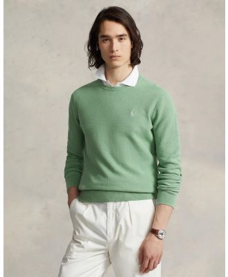 Polo Ralph Lauren - Textured Cotton Crewneck Sweater - Sweats (Pistachio) Textured Cotton Crewneck Sweater