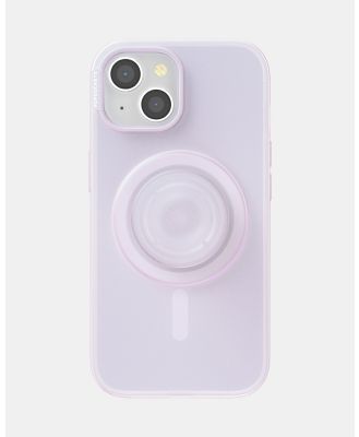 PopSockets - POPCASE MagSafe + PopGrip MagSafe for iPhone 15   Protective Phone Case & Phone Grip Holder - Tech Accessories (Opalescent Clear) POPCASE MagSafe + PopGrip MagSafe for iPhone 15 - Protective Phone Case & Phone Grip Holder