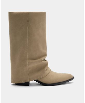 Pull&Bear - Ankle Boots With Spats - Ankle Boots (Sand) Ankle Boots With Spats