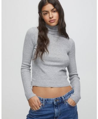 Pull&Bear - Turtleneck Knit Sweater - Jumpers & Cardigans (Chin Clal) Turtleneck Knit Sweater