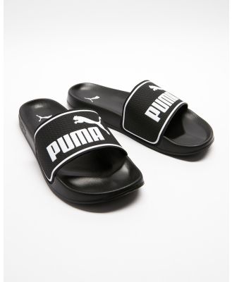 Puma - Leadcat 2.0 Slides   Men's - Casual Shoes (Puma Black & White) Leadcat 2.0 Slides - Men's