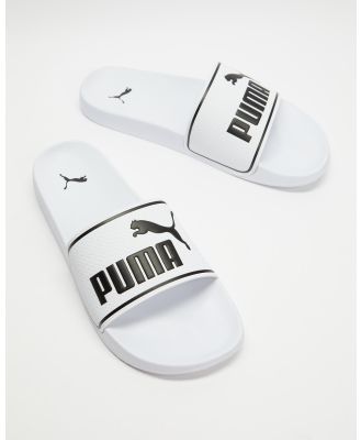 Puma - Leadcat 2.0 Slides   Men's - Casual Shoes (Puma White) Leadcat 2.0 Slides - Men's