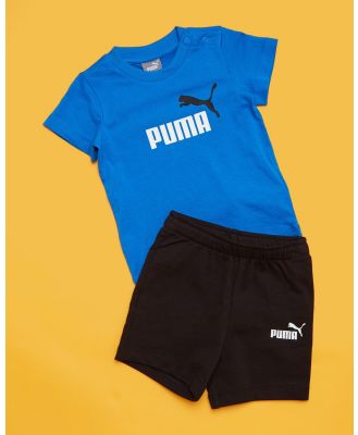Puma - Shorts Jersey Set   Kids Teens - 2 Piece (Racing Blue) Shorts Jersey Set - Kids-Teens