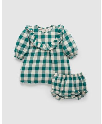 Purebaby - Check Dress   Babies Kids - Dresses (Ivy Check) Check Dress - Babies-Kids