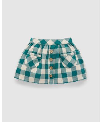 Purebaby - Check Skirt   Babies Kids - Skirts (Ivy Check) Check Skirt - Babies-Kids