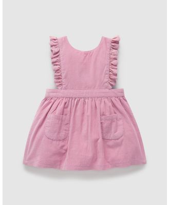 Purebaby - Corduroy Pinnie   Babies Kids - Dresses (Hyacinth) Corduroy Pinnie - Babies-Kids