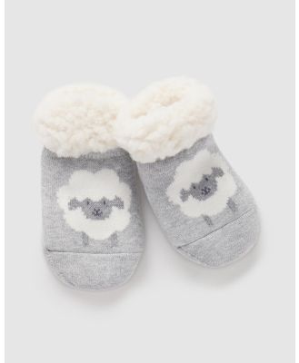 Purebaby - Cosy Socks   Babies Kids - Crew Socks (Little Lamb) Cosy Socks - Babies-Kids