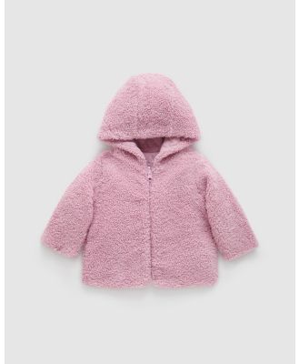 Purebaby - Fluffy Jacket   Babies Kids - Coats & Jackets (Hyacinth) Fluffy Jacket - Babies-Kids
