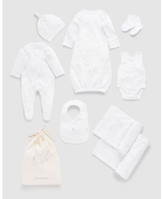 Purebaby - Hospital Bag Small   Essential Babies - Sets (Dandelion Bunny Yardage) Hospital Bag Small - Essential-Babies