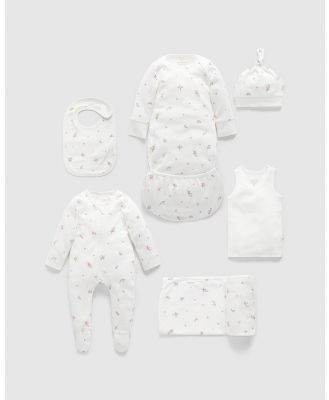 Purebaby - Newborn Hospital Pack Babies - Sets (Vanilla Blossom Pack) Newborn Hospital Pack-Babies